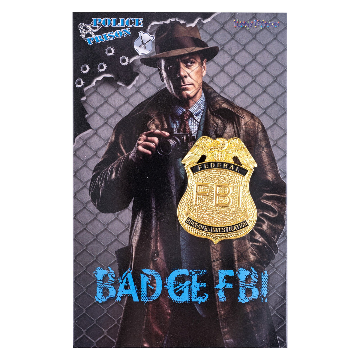 FBI Badge - Police Abzeichen | Gold