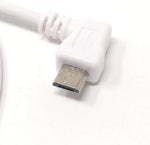 USB A Stecker zu USB 2.0 Micro B Stecker Kabel Links Gewinkelt 30 cm | System-S