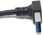 USB Typ A 3.0 auf USB Typ A 3.0 Kabel Aufwärts gewinkelt 59 cm | System-S