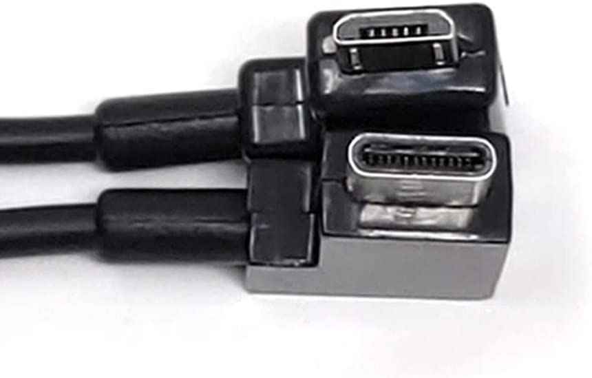 Micro-USB auf USB-C Winkelkabel 30 cm für Bosch Intuvia E-Bike-Display | SYSTEM-S