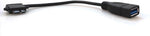 Micro USB 3.0 Host Adapter OTG Kabel 90 grad rechts gewinkelt Winkelstecker 15 cm | System-S
