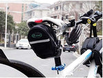 Fahrrad Sattel Tasche Halterung Befestigung spritzwasserfest stoßfest in Schwarz | System-S