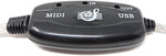 MIDI Interface SMA In und Out zu USB 2.0 Audio Kabel in Grau | System-S