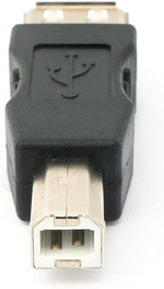 USB Typ A Buchse auf USB Typ B Stecker Adapterkabel Adapterstecker Adapter | System-S