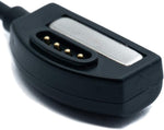USB 2.0 Kabel in Schwarz Ladestation Ladekabel für Suunto 7 Smartwatch | System-S