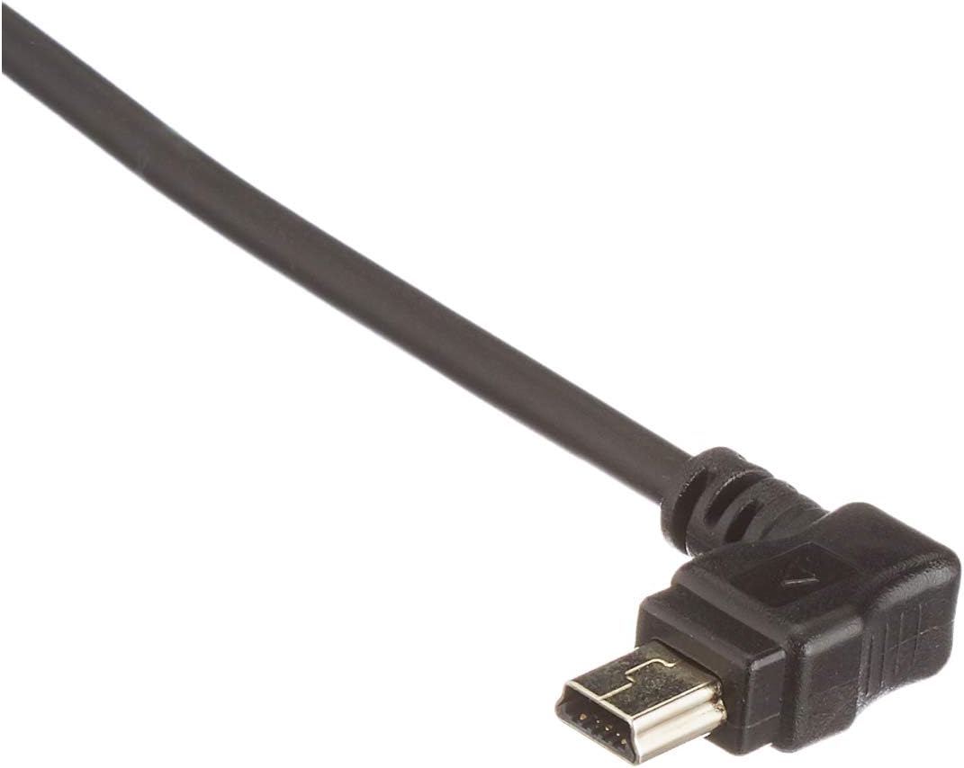 Dehnbares Mini USB Kabel Datenkabel Ladekabel Spiralkabel Winkelstecker 50 - 135 cm | System-S
