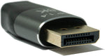Mini Display Port Adapter 1.4 Stecker zu Display Port  Stecker in Schwarz | System-S