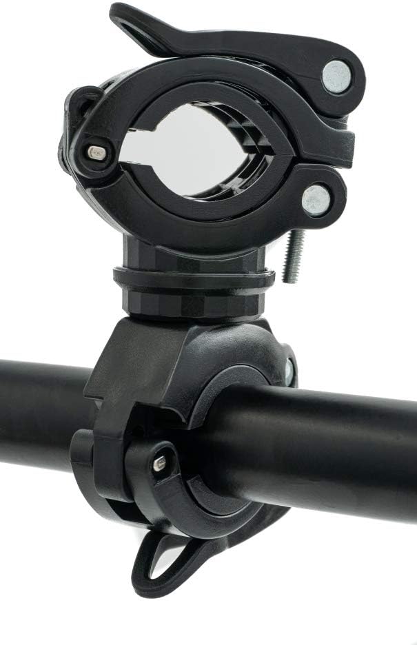 Fahrrad Halterung Befestigung in Schwarz für Lampe Fahrradpumpe | System-S