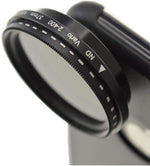 Vario Graufilter ND-Filter ND2-400 37mm Linse Objektiv für iPhone 11 Pro Max | System-S