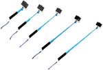 Matin Selfie Stange Stick Stab Monopod Teleskop ca. 25cm - 100cm Selfiestick Halter für Kameras Smartphones Handys von 5,5cm - 9cm | System-S