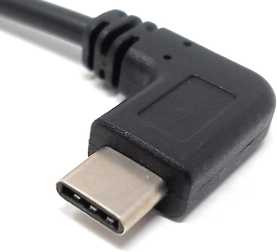 USB 3.1 Kabel 20 cm Typ C Stecker zu 2.0 Micro B Buchse in Schwarz | System-S