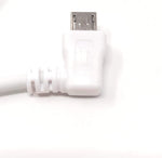 USB A Stecker zu USB 2.0 Micro B Stecker Links Gewinkelt 100 cm | System-S