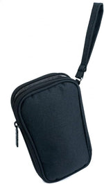 Schutztasche gepolstert Spritzwasser geschützt Tasche Case Schwarz für Powerbank Kopfhörer | System-S