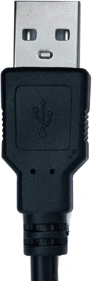 USB 2.0 Kabel 5 m Typ B Stecker zu Typ A Stecker Kabel Ladekabel in Schwarz | System-S