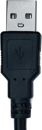 USB 2.0 Kabel 5 m Typ B Stecker zu Typ A Stecker Kabel Ladekabel in Schwarz | System-S