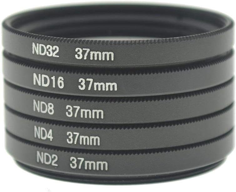 5 Linsen Set Neutraldichtefilter Graufilter ND-Filter 37mm für iPhone 11 Pro | System-S