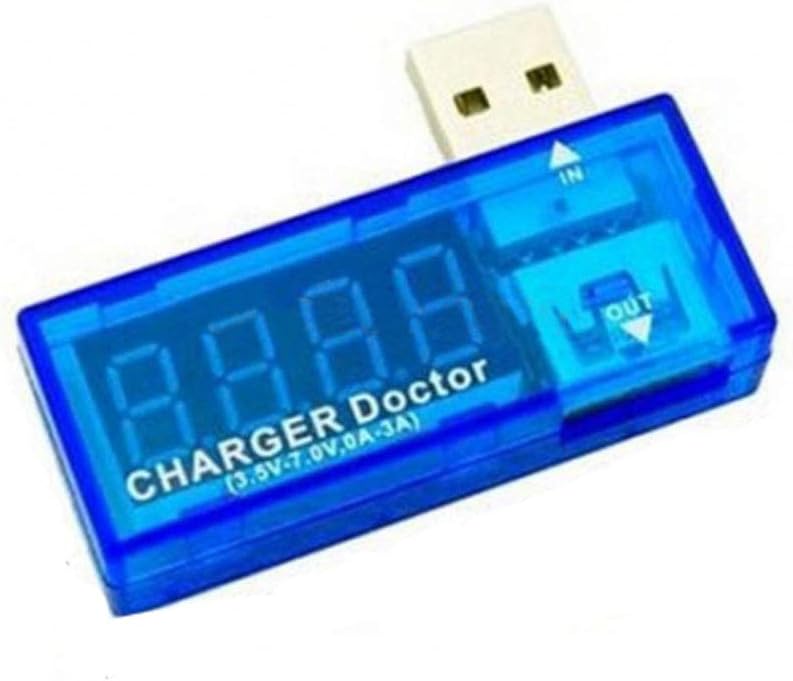 USB Adapter Multimeter Ladegerät Detektor Strom- und Spannungsmesser Voltmeter Amperemeter Tester | System-S