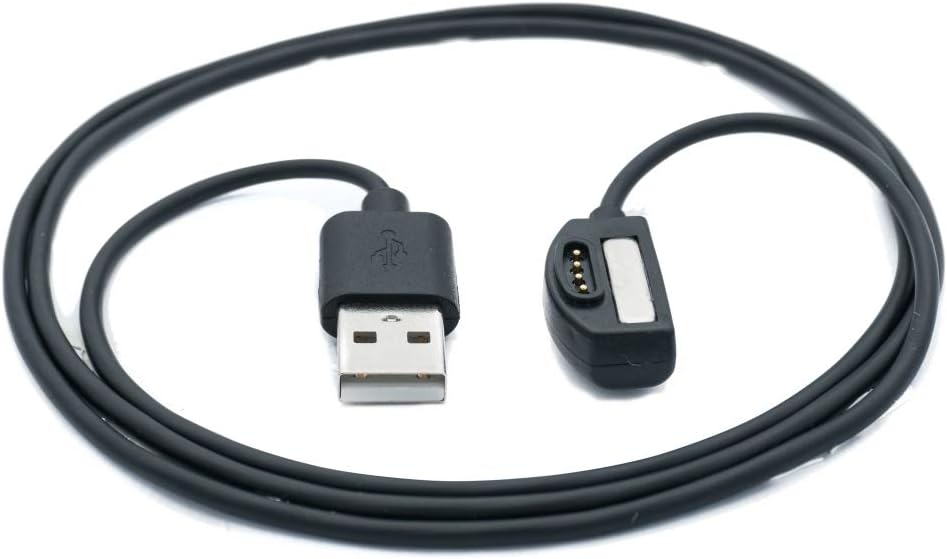USB 2.0 Kabel in Schwarz Ladestation Ladekabel für Suunto 7 Smartwatch | System-S