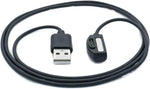 USB 2.0 Kabel in Schwarz Ladestation Ladekabel für Suunto 7 Smartwatch | System-S