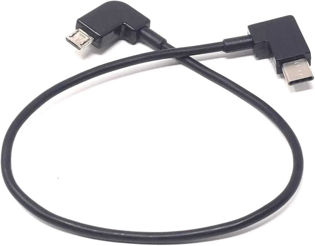 Micro-USB auf USB-C Winkelkabel 30 cm für Bosch Intuvia E-Bike-Display | SYSTEM-S