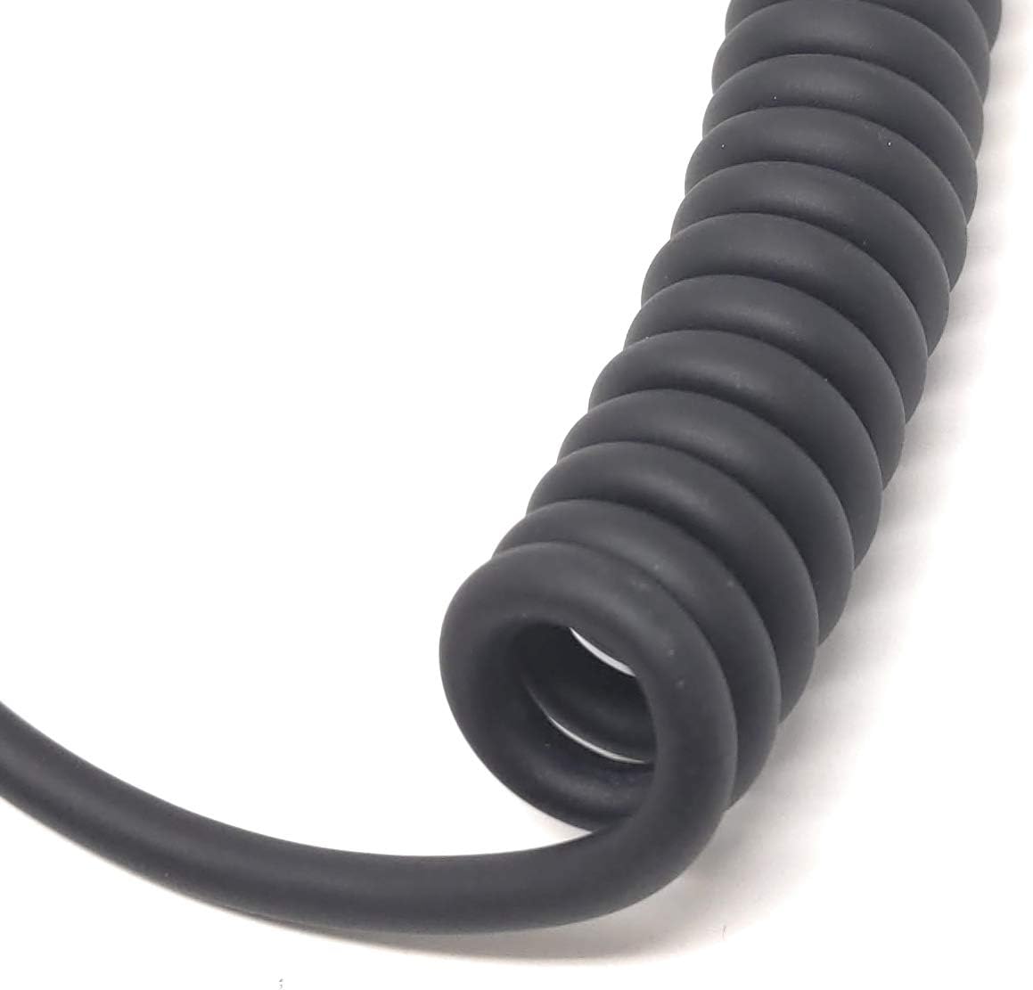 USB C 3.1 zu USB A Gewinkelt Spiral Kabel 50 - 100 cm | System-S