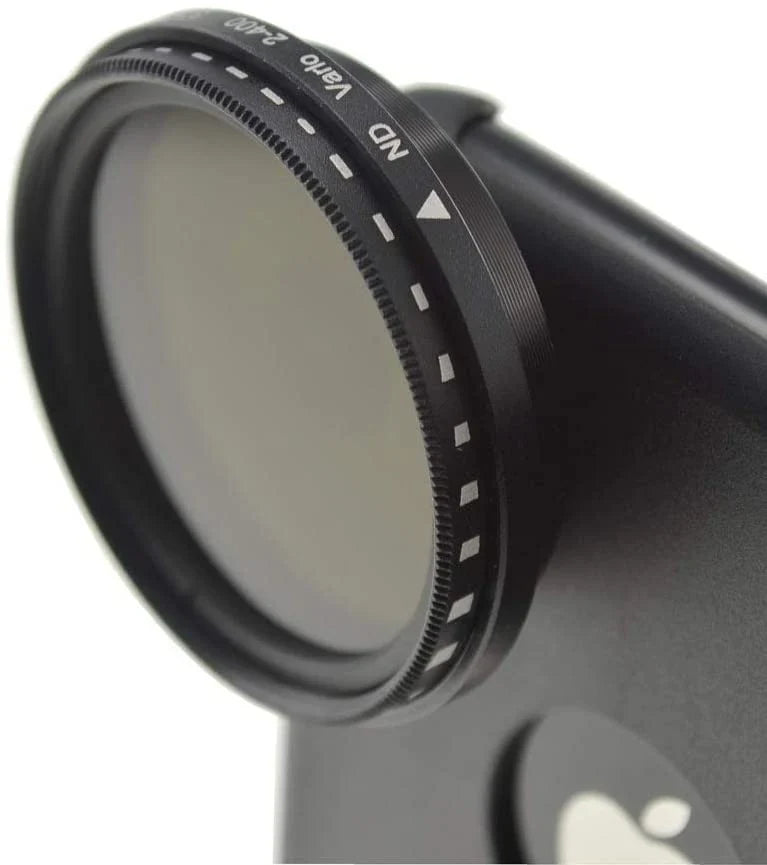 Vario Graufilter Neutraldichtefilter Graufilter ND-Filter ND2-400 37mm Linse Objektiv für iPhone 11 Pro | System-S