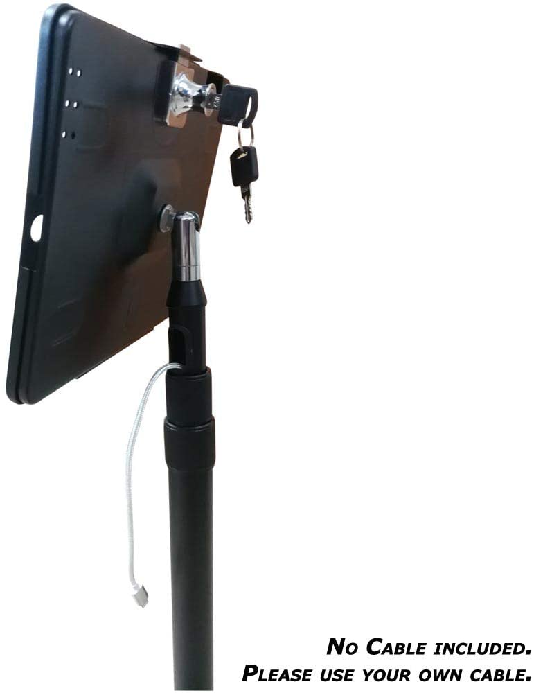 Abschließbarer Boden Ständer Tablet Halter für iPad Mini 1-5 | System-S
