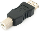 USB Typ A Buchse auf USB Typ B Stecker Adapterkabel Adapterstecker Adapter | System-S
