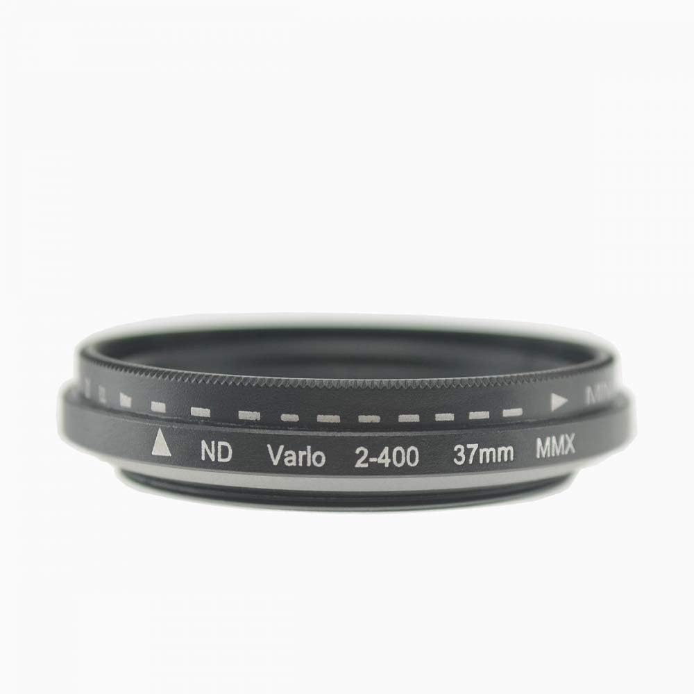 ND Vario Filter 37mm Neutraldichtefilter Schwarz mit Hülle kompatibel mit iPhone 12 Pro Max | System-S