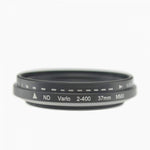 ND Vario Filter 37mm Neutraldichtefilter Schwarz mit Hülle kompatibel mit iPhone 12 Pro Max | System-S