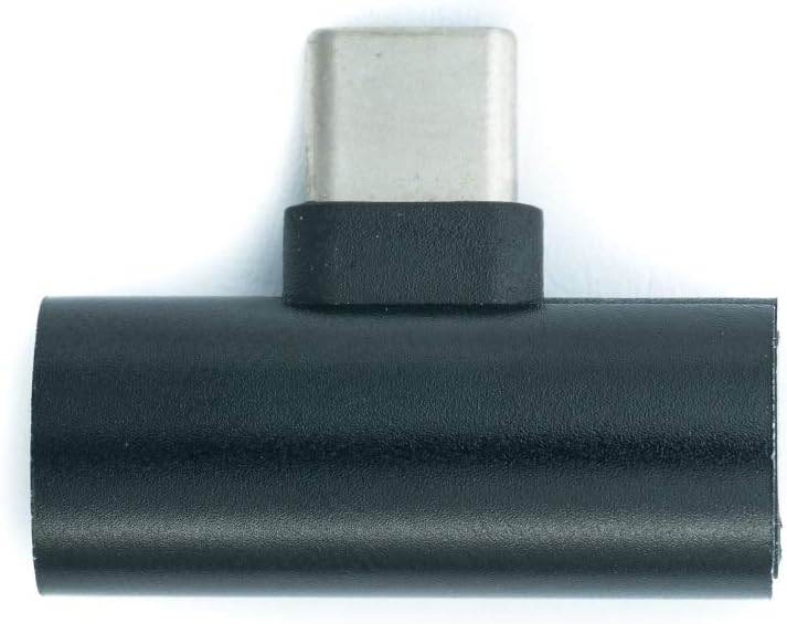 USB 3.1 Y Adapter Typ C Stecker zu 2x Typ C Buchse - Audio + Laden zeitgleich | System-S