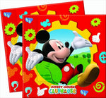 Mickey Mouse Club - Servietten | 20 Stück, 33 x 33 cm