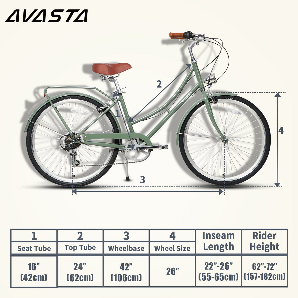 Women's 6 Speed Cruiser Bicycle