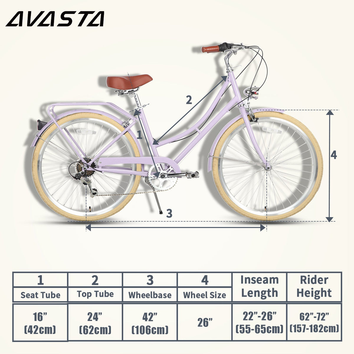 Women's 6 Speed Cruiser Bicycle