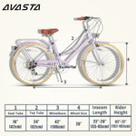 Women's 6 Speed Cruiser Bicycle