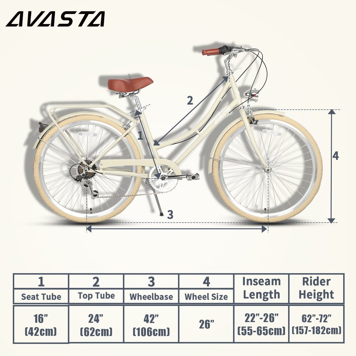 Women's 6 Speed Cruiser Bicycle