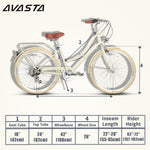 Women's 6 Speed Cruiser Bicycle