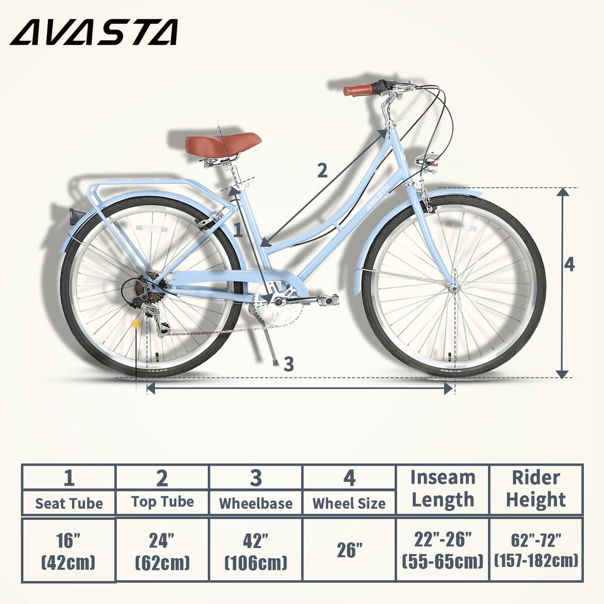 Women's 6 Speed Cruiser Bicycle