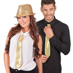 Krawatte m. Pailletten GOLD