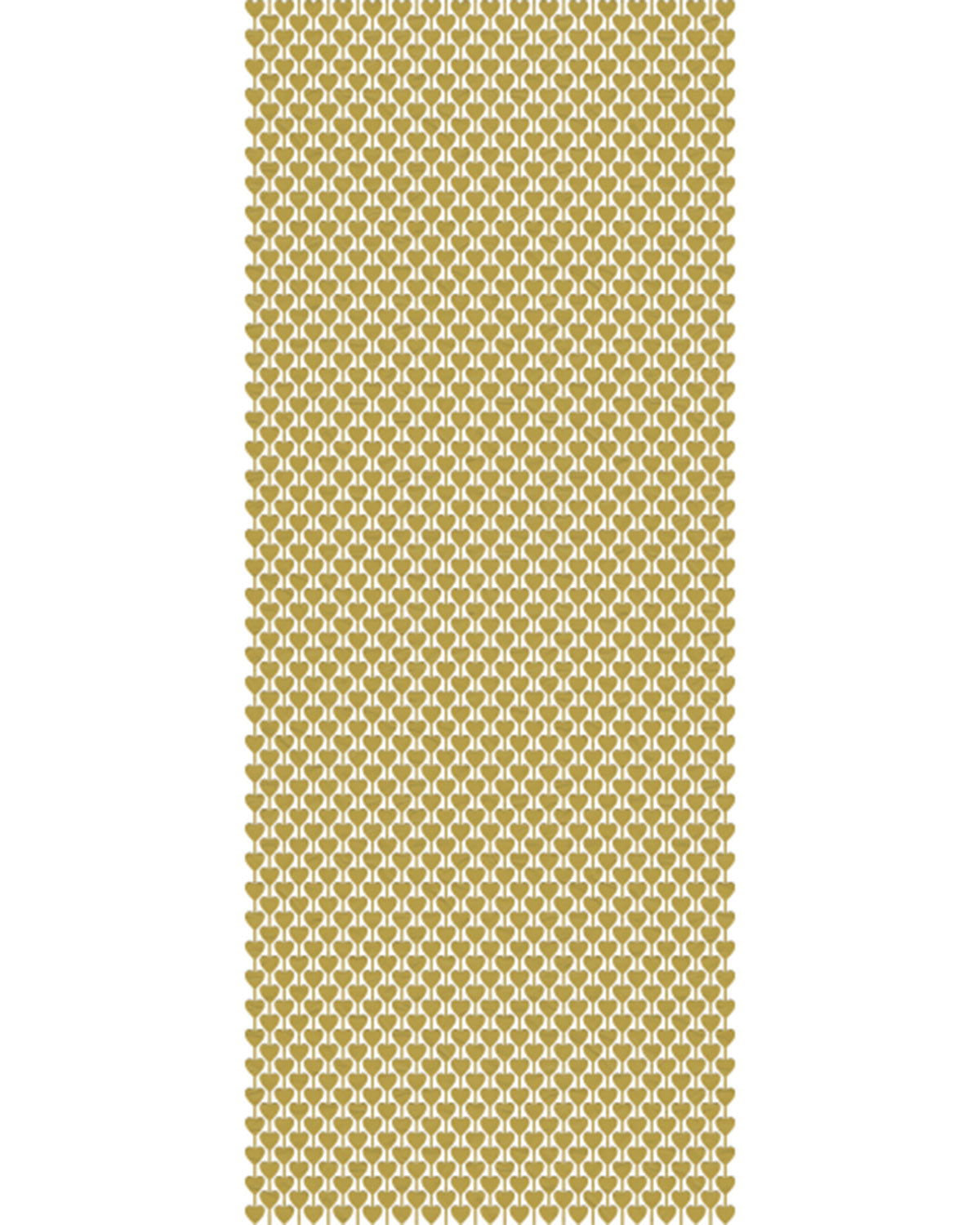 Vorhang "Herzen" - 100 x 200 cm | Gold - Hintergrund Hochzeit