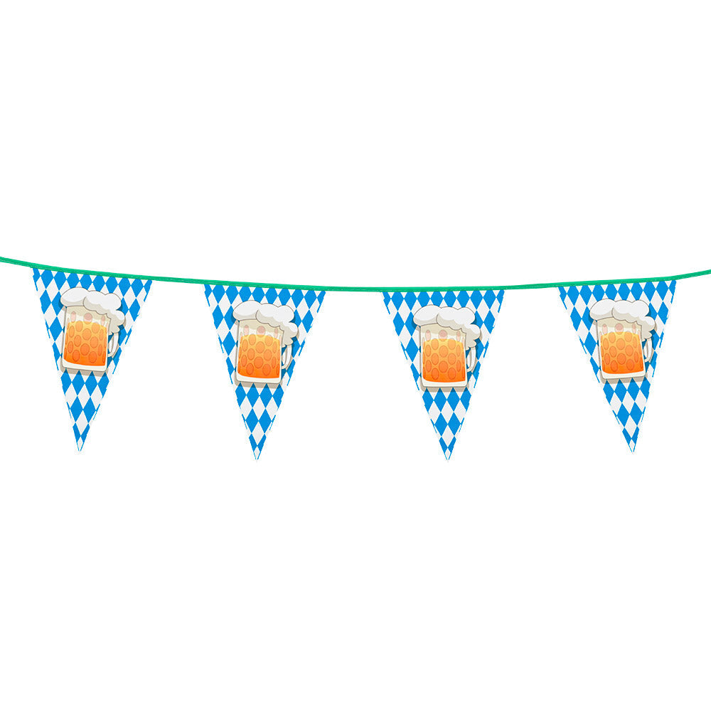 Wimpelkette PVC Bierparty 6m