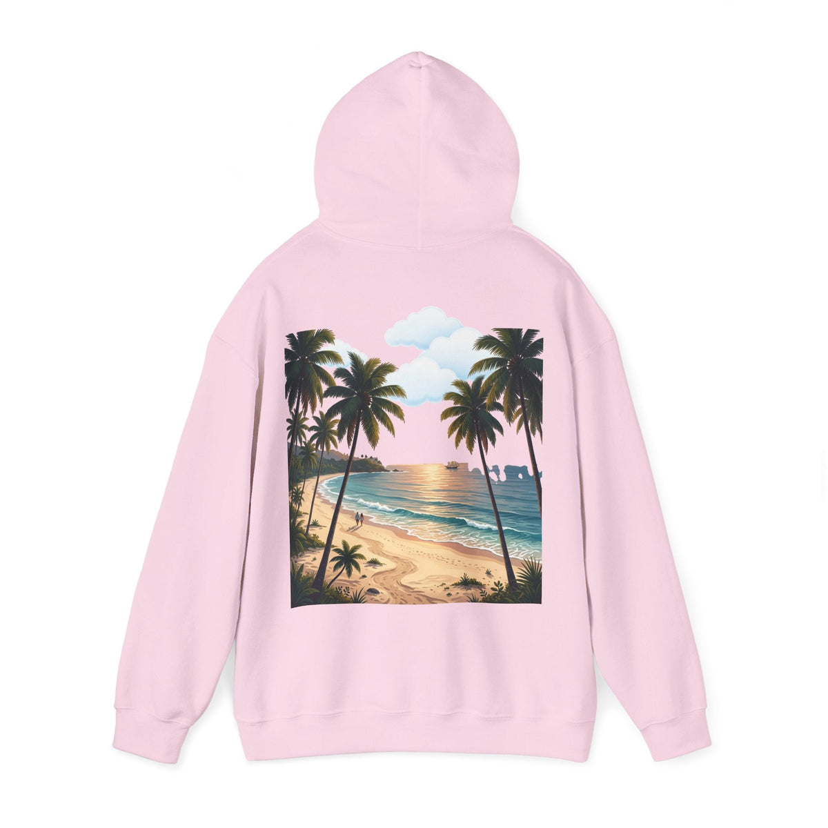 Urlaub Hoodie – Tropischer Palm Sunset Kapuzenpullover