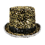 Pailletten Zylinder "Desert" | Hut Gold