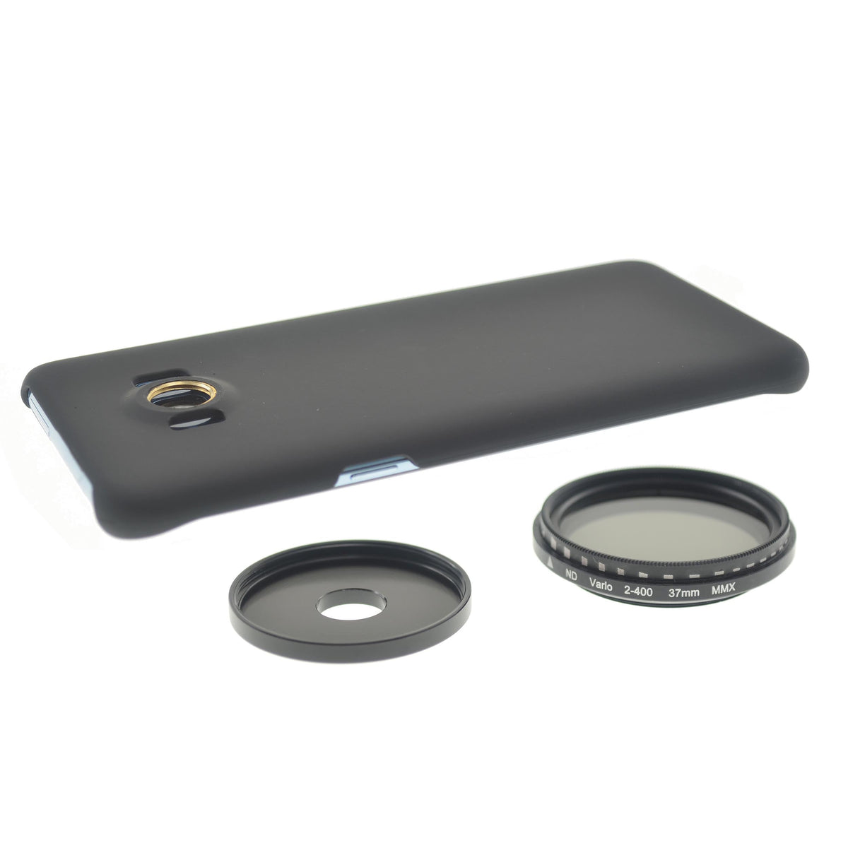 ND Filter 37 mm Neutraldichtefilter Graufilter einstellbar Hülle für Galaxy S8 | System-S