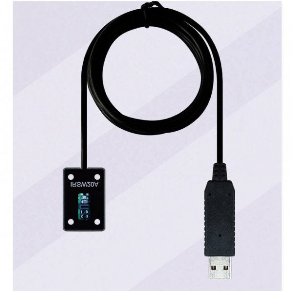 PCsensor USB 2.0 Kabel 2 m Typ A Stecker zu Photoelektrischer Licht Bewegung Sensor in Schwarz
