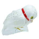 Schnee Eule Hedwig Deko-Vogel | 26 cm