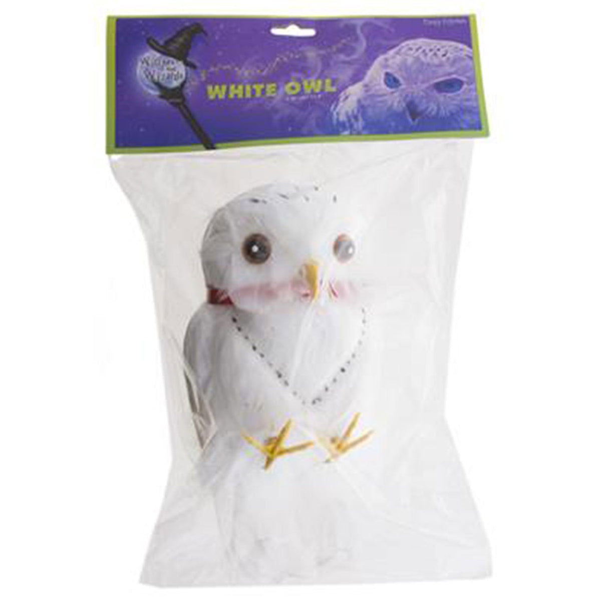 Schnee Eule Hedwig Deko-Vogel | 26 cm