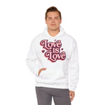 Love Is Love Hoodie – Retro Herz Pride Kapuzenpullover