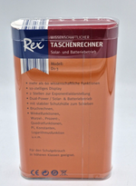 Rex Taschenrechner wissenschaftlich Solar Batterie Schulrechner Uni rot A-09