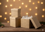 Stewo Geschenkbox 11x11x12,5cm 3er Pack, Weihnachten